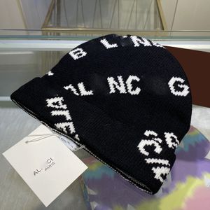 Designer balencaigaities Beanie New Knitted Hat Fashion Letter Cap Popular Warm Windproof Stretch High quality Beanie Hats