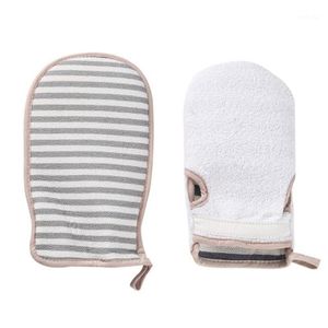 Massaggiatori elettrici 1 pezzo Doccia Bagno Guanto Esfoliante Pelle Spa Massaggio Scrub Schiena Doppio lato Guanto Corpo Scrubber Pulizia Massag256y