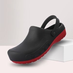 Sandals Summer Chef Shoes for Men Sport Flat Non slip Clogs Slippers Platform Beach Casual Man Plus Size Women 230417