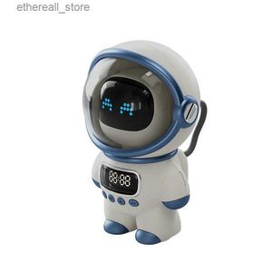 Mobiltelefonhögtalare Portable Stereo AI Interactive Audio Smart Astronaut Bluetooth-Compatible Speaker Mini Sound Box With Alarm Clock Creative Gift Q231117