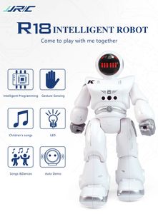 RC Robot R18 Sensing Cady WiDA Intelligent Robo Programmering Education Music Dance Robots Auto Följ Gest Control Toys 231117