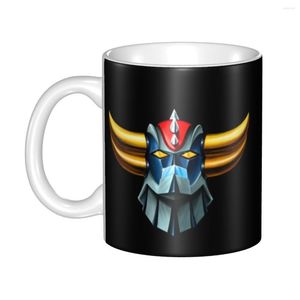 머그잔 UFO 로봇 그렌이저 Goldorak Coffee Mug DIY Custom Mazinger Z Ceramic Tea 우유 야외 작업 캠핑 컵 및