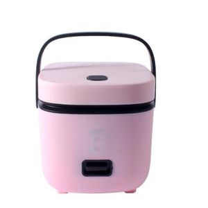 1 2L Mini Electric Rice Cooker 2 Layers Heating Food Steamer Multifunction Meal Cooking Pot 1-2 People Lunch Box2319