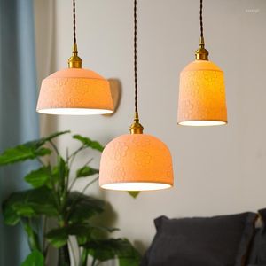 Pendant Lamps Nordic Minimalist Lights Lamp White Ceramic Hanging Kitchen Lighting Living Room Restaurant Bedroom Loft Home Decor