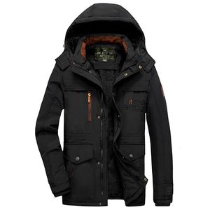 Męska mowa marki marki męskiej mąż moduł zimowa moda gruba parkas płaszcza płaszcza futra ogrzewane ciepłe kurtki Parka Men's Plus Size 231117