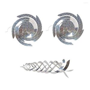 Decorative Figurines 3Pack Waterproof Spiral Reflectors Lightweight Wear-resistant Bird Repeller