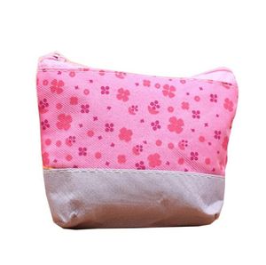 Portamonete retrò per bambini Portafoglio floreale in tela Borsa per soldi Cute Lady Women Tote borse per rossetto comestic