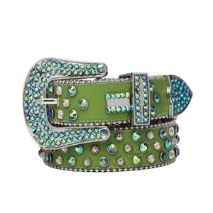 BB Simon Belt Designer Top Quality Belt Mens Belt för kvinnor Shiny Diamond Belt Multicolour med Bling Rhinestones As Gift Waistband