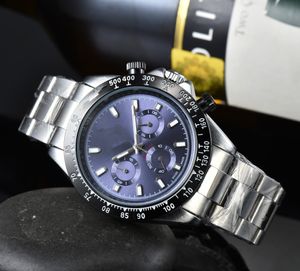 Pełna funkcja luksus zegarek Mężczyźni AAA Precision Precision Automatyczne ruchy zegarki ze stali nierdzewnej Wodoodporne kwarcowe zegarek RO6687