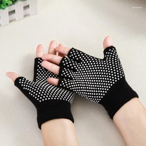 Five Fingers Gloves Women's Half Finger Grip Knitted Warm Gym Body Building Strength Training Sports Workout Bike Cycling No-slip Yoga