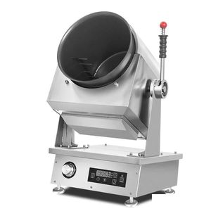 Inne kuchenne jadalni helpin Restauracja Gas Gas Hine MTI Funkcjonalny robot kuchenny Matic Bęben Wok Stove Sprzęt Dro Dhlqb