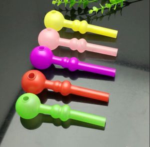 Pipa da fumo Mini bong in vetro per narghilè Forma in metallo colorato Friggitrice diretta in vetro colorato ad alta temperatura che cambia colore a spruzzo classico