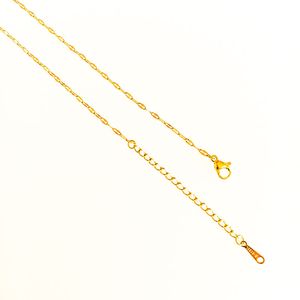 Collana per donna Designer di gioielli da donna placcato in oro 18 carati delicata catena d'oro moda donna collane di lusso SYXG235