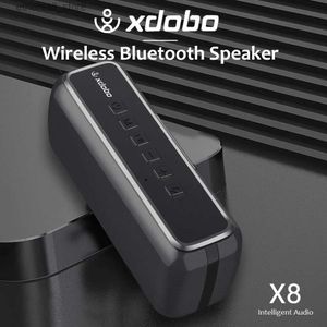 Cep Telefonu Hoparlörleri Xdobo X8 Yeni Yükseltme 60W Yüksek Güçlü Bluetooth Hoparlör Aşırı Kilolu Stereo Bas Dış Mekan Taşınabilir Su Geçirmez Ses Kutusu Ücretsiz Kargo Q231117