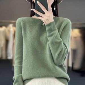 Женские свитера, кашемировый свитер, женский осенне-зимний свитер из 100 шерсти мериноса, модный теплый пуловер, топ 231116
