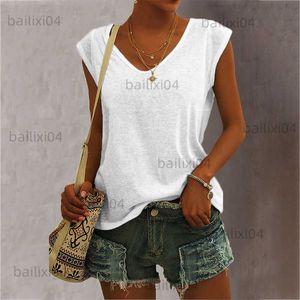 Damen Tanks Camis Umeko Einfarbig Frauen Top Plus Größe Casual Sexy Leibchen Tanks Top V-ausschnitt Einfache Lose Ärmellose T-shirts Neue Weste Ropa Mujer T230417