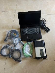 mb star Sd C5 diagnostic tool 2023.09V Soft-ware DAS-DTS-XENTRY HDD SSD with laptop CF53 i5CPU toughbook installed with hdd full set ready to work