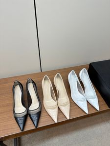 Mulheres de alta qualidade bombas de salto alto pontiagudo arco malha sexy sandálias de luxo moda senhoras sapatos clássico vintage designer mulheres de alta qualidade único sapatos tamanho grande 5.5cm