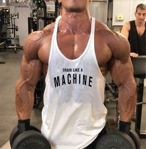 Regatas masculinas Just Gym Stringers Mens Regatas Camisa sem mangas Y costas Musculação e Fitness Academias masculinas Singlets Roupas Muscle Regatas T230417