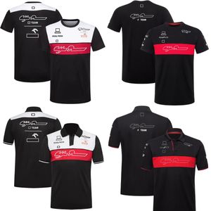 Camiseta de corrida de Fórmula 1 2022-2023 F1 Team T-Shirt Driver Polo Camisas Esportes ao ar livre Mens Quick Dry Manga Curta Tops Camisa de carro