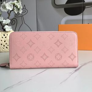 Modedesigner plånböcker lyx Brazza handväska herr dam clutch väskor Högkvalitativ blomma brev mynt plånböcker långa korthållare med original box dammpåse M61867-1