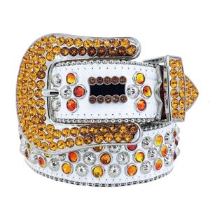 BB Simon Belt Designer Top Quality Fashion Belts For Women Men Shiny Diamond Belt Handmade omdefinierar mode för Women Men Belt