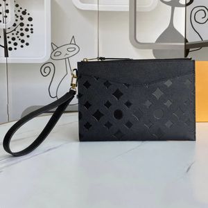Moda tasarımcı debriyaj çantaları lüks melanie çanta erkek deri cüzdan klasik çiçek mektup empreinte çanta kadın cüzdan kartı tutucu çanta