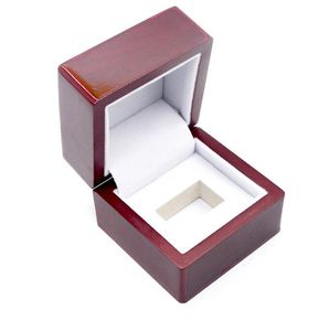 1 Hole Wooden Display box Fit For Various Super Bowl World series Basketball Football Team Champions Championship Ring Souvenir