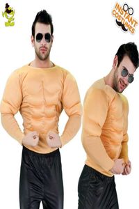 Neuankömmling Muscle Top Männer Muscle Top Kostüme für Erwachsene Cosplay Halloween lustige starke Mann Rollenspiel Party Kostüme G09255230388