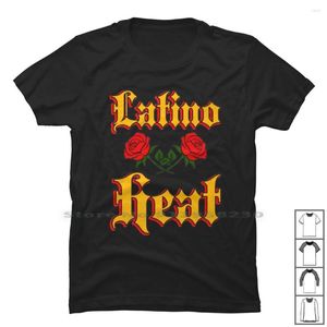 Herr t skjortor latino värmeskjorta bomull god jul brottning kämpe trend latin logotyp ät slut