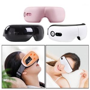 Rechargeable USB Heating Electric Eye Massager Portable Relieving Dry Eyes Heated Eye Mask Sleeping Adjustable Elastic Band1237L