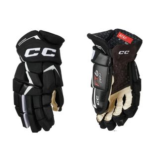 Rękawiczki sportowe hokej na lodzie typu hokeja ft6 pro czarno -białe czerwone sprzęt 231117