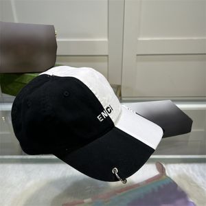 Mode Baseballmützen Männer Frauen Luxus beschriftete bestickte Kappe gespleißte Baseballmütze coole Straßenhüte verstellbares Hutband
