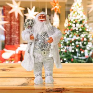 サンタフィギュアの斬新なクリスマス装飾テーブルトップクリスマス装飾クリスマスサンタ231117