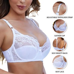 Bras Sexy Lace Bra Bras Bras Bras Plus Plus Size Bralette Thin Cup Bras Bras Bras Upewire Lingerie Модное нижнее белье Top C D Cup P230417