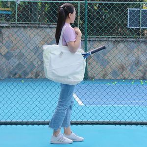 Tennis Bags Women's Tennis Bag Portable Light Squash Tennis Racket Shoulder Bag Fitness Gym Yoga Sports Handbag Waterproof Tennis Bags 231116