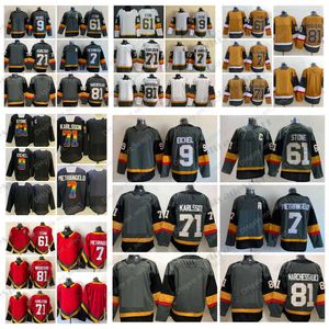 2021 Reverse Retro 61 Mark Stone hockey''nHl'' Maglie Black Rainbow Love 7 Alex Pietrangelo 71 William Karlsson 81 Jonathan Marchessault 9 Jack