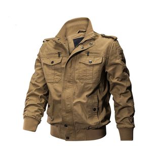 Men's Jackets Tactical Military Jackets Men Spring Autumn Winter Pilot Jackets Army Cotton Coat Fashion Casual Cargo Slim Fit Clothes Hiking 230417