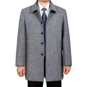 Men's Wool Blends Arrival Fashion Suepr Large Autumn and Winter Men's Woolen Coat Trench Jackets Plus Size S M L XL 2XL 3XL 4XL 5XL 6XL 7XL 231117