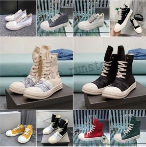 Designerstiefel Männer Frauen Leinwand Schuhe Leder Sneaker High Top Booties Trainer atmungsaktiven Plattformstiefel mit Box