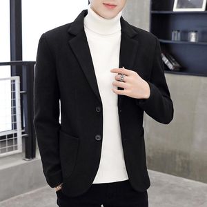Erkek Suit Blazers Dybzacq Siyah Profesyonel Ofis Hırka Takım Kaplama Sonbahar/Kış Plain Business Blazer 2023 Cep Ceket 4xl
