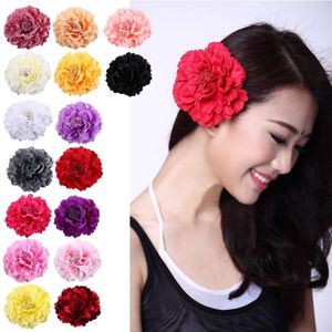 Headpieces Artificial Flower Hair Clips Barrettes Pins Wedding Bridal Party Fabric Cloth Head For Women