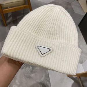 2023 PD fish wool Knitted Hat Designer Beanie Cap Mens Autumn Winter Skull Caps Casual Fitted 15 Colors