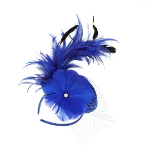 Headpieces Hat Camo Women Fascinators pannband Dekorativa hårklipp Blommorna Fascinator Tyg Derby Miss