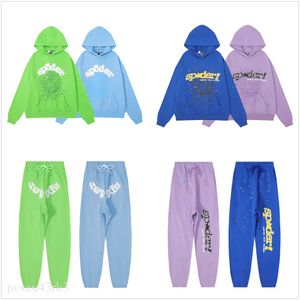 Eşyalı Erkekler Young Thug 555555 Suits Europe American Basketball Futbol Rugby iki parçalı 555 SP5der Sweatshirt Hoodie 702