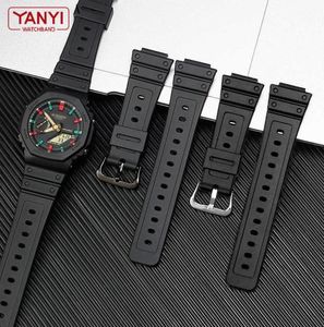 Plastic Watch Band for Casio Gshock Dw6900dw9600dw5600gwm5610 Ga21002110 Dw5000 Gwb5600 Dw5025 5035 Watch Strap 16mm H0982130354560066