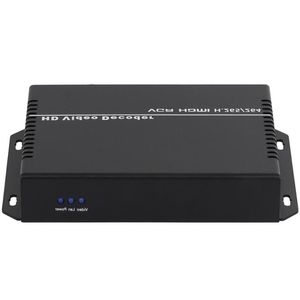 Livraison gratuite H265 H264 IP vers SDI HD-MIVGA CVBS Décodeur de streaming vidéo Décodeur de caméra IP SRT pour le décodage HTTPS RTSP RTMP UDP M3U8 HL Boks