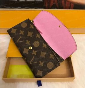 Fashion Flowers Wallets Designer Zipper Wallets Luxury Men Women Leather Bags High Quality Classic Letters Coin Purse Plaid Card Holder With Original Box