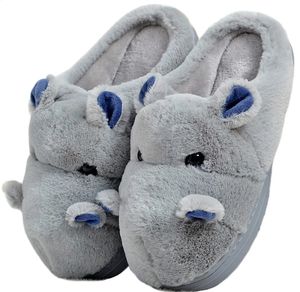 Unisex Fuzzy Fluffy Furry Hippo Slippers for Women Men Winter Warm Fashion Cozy Animal Hippopotamus Slippers Home Shoes 231116 GAI GAI GAI