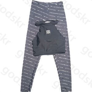 Novo colete de yoga calças elásticas mulheres roupas de yoga roupa de banho de fitness alinhar calça sportwear ginásio wear roupas de estiramento